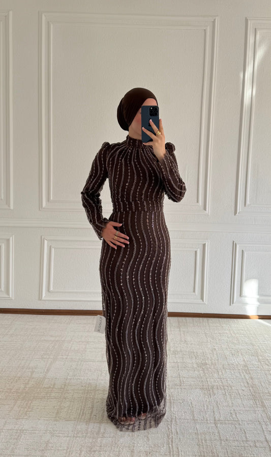 Nalin Dress Brown 💫