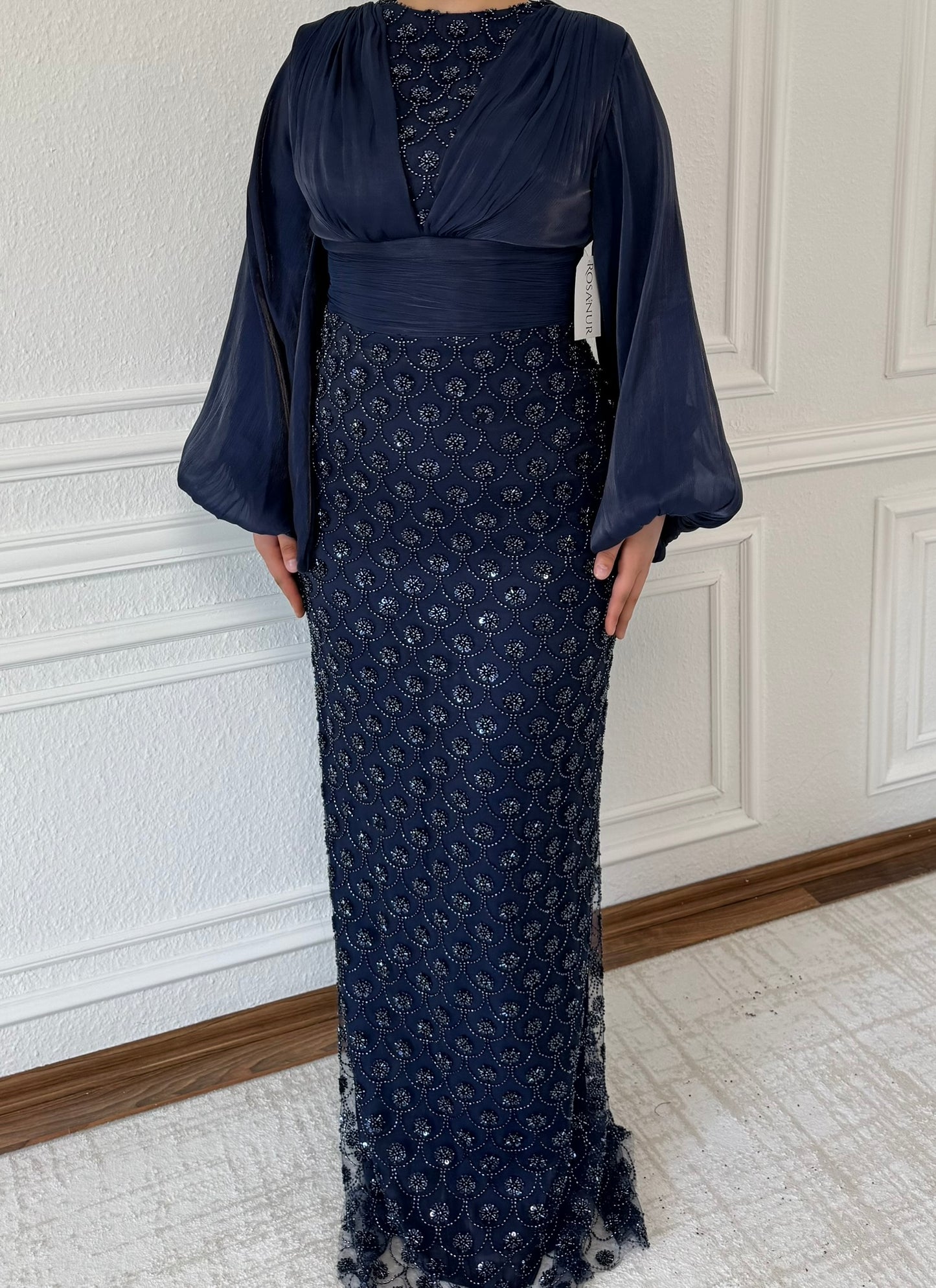 Alaya Abendkleid mit Pufferärmeln