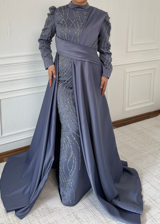 Amara Abendkleid mit Schleppe