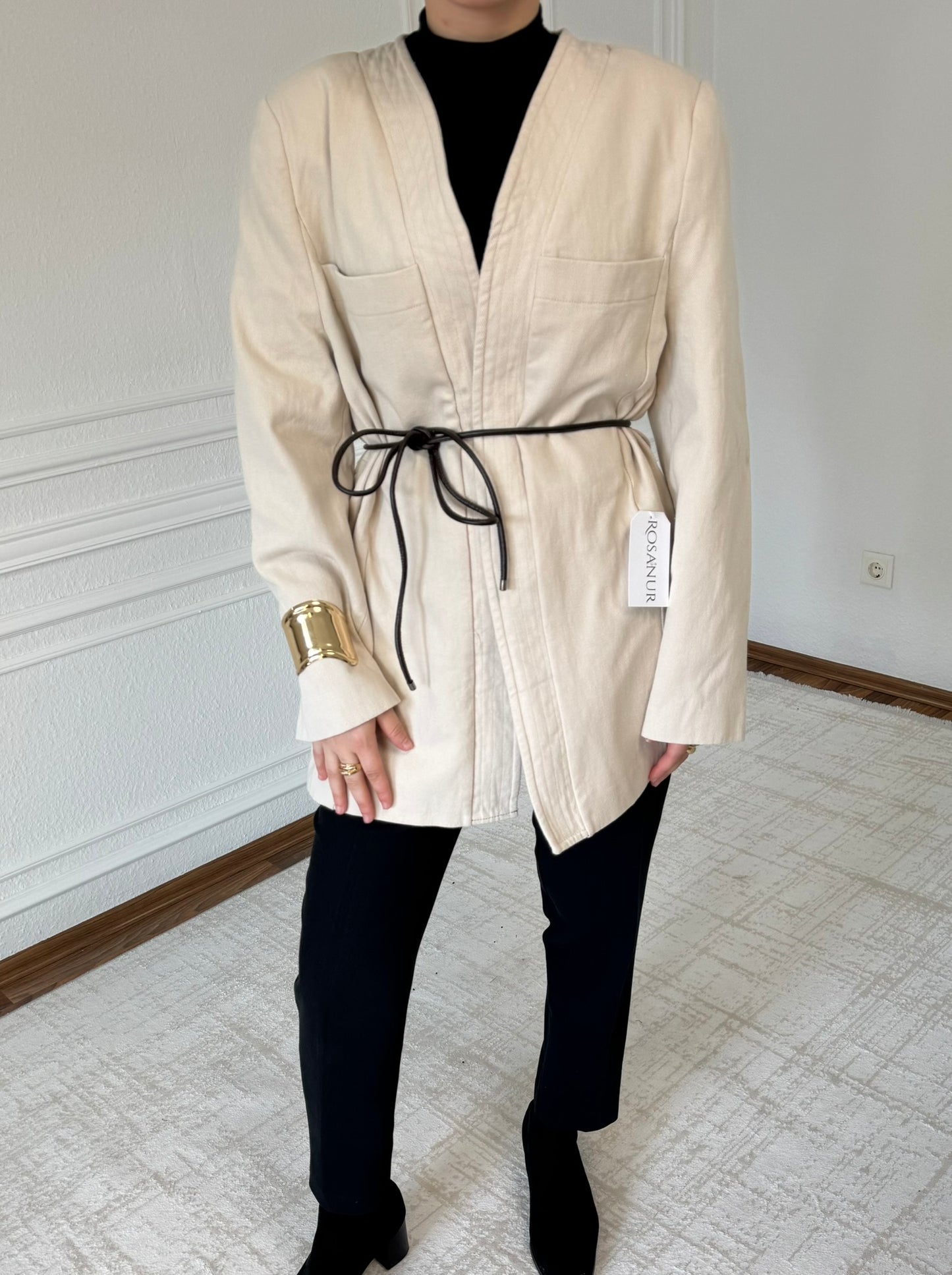 Mila Jeansblazer Beige