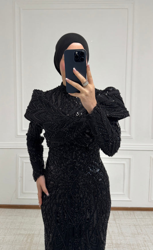 Ayla Abendkleid Schwarz