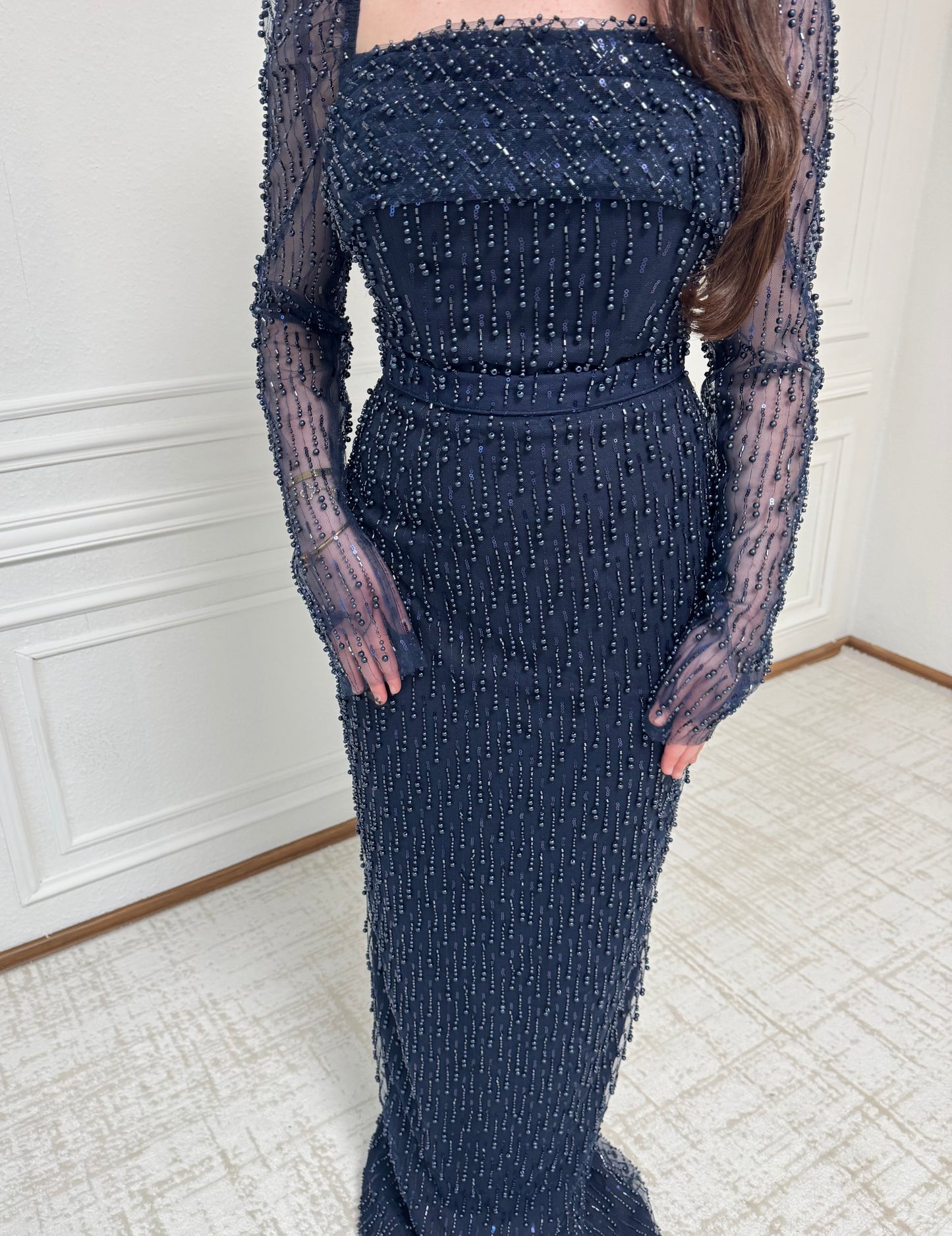 Mina Dress Marineblau