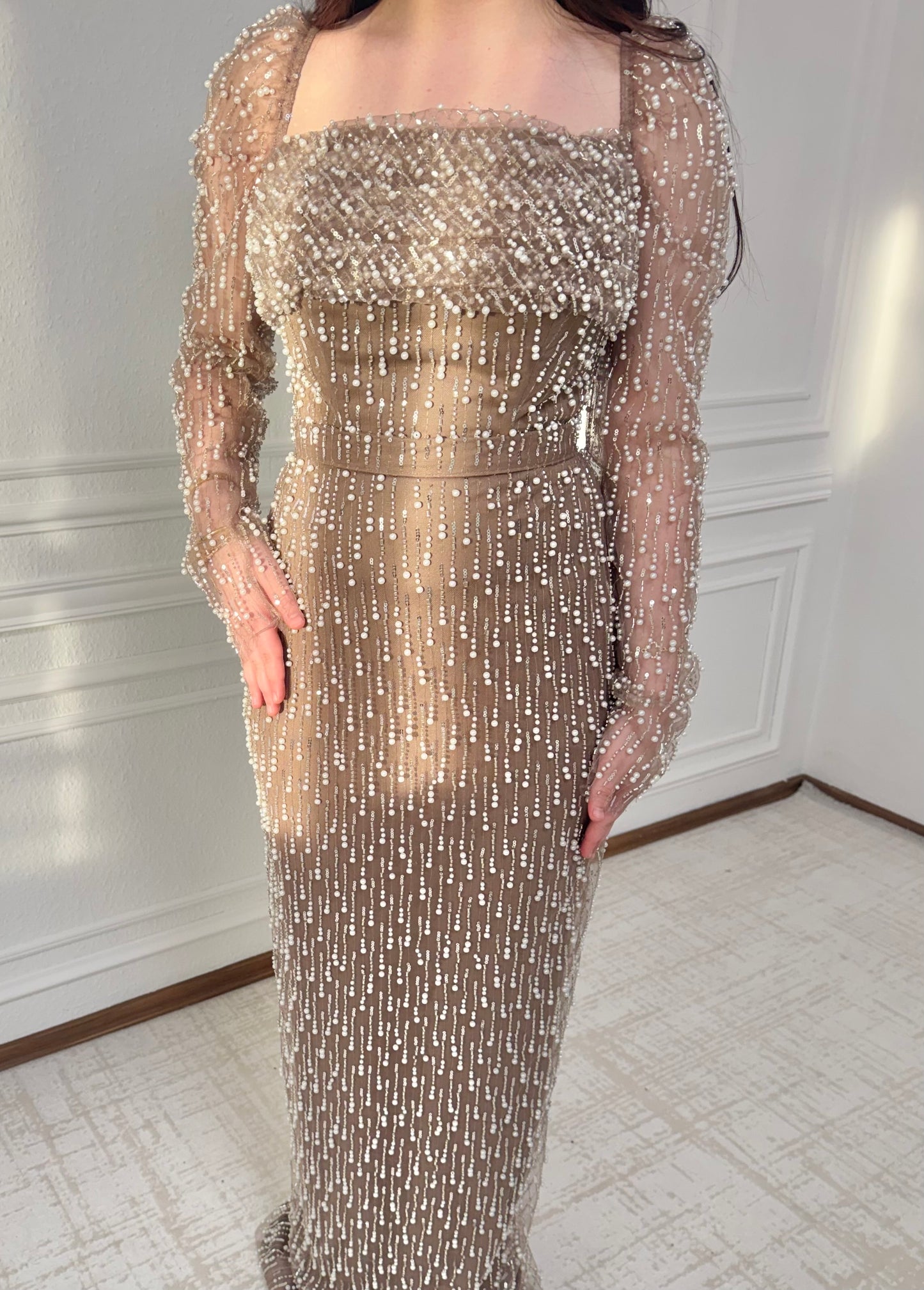 Mina Dress Hellbraun