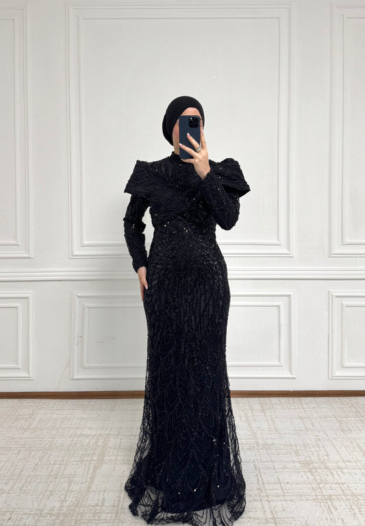 Ayla Abendkleid Schwarz