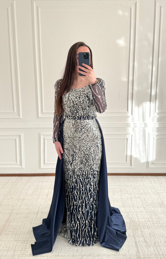 Laya Dress mit abnehmbare Schleppe