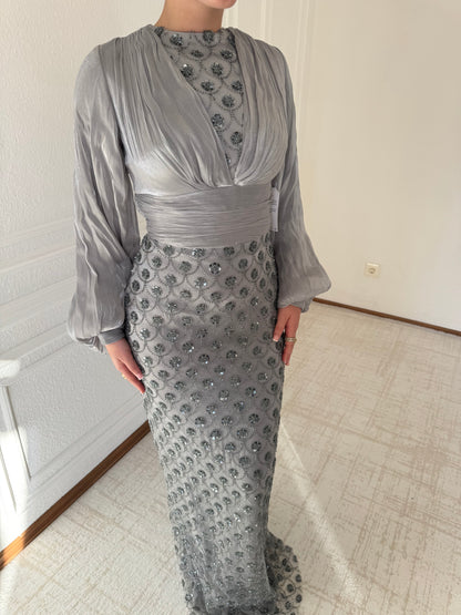Alaya Abendkleid mit Pufferärmeln