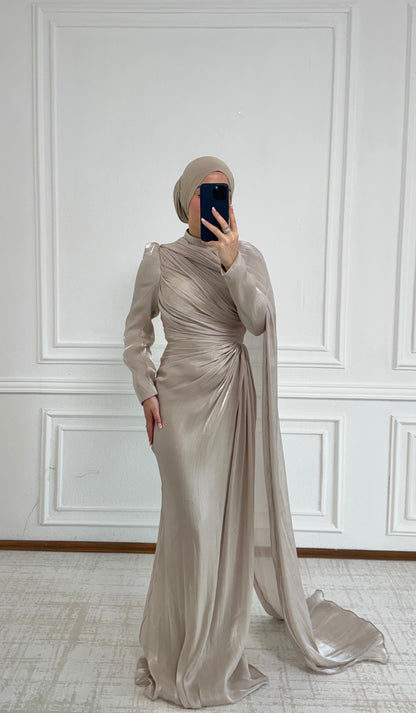 Nura Abendkleid Beige