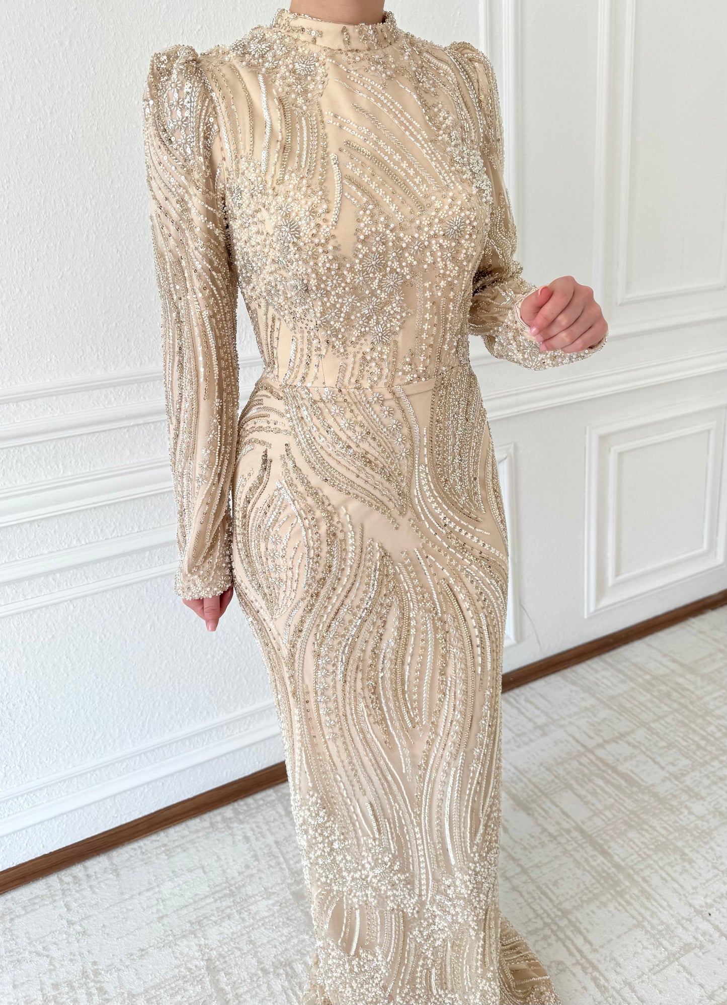 Melis Abendkleid mit abnehmbares Korsett