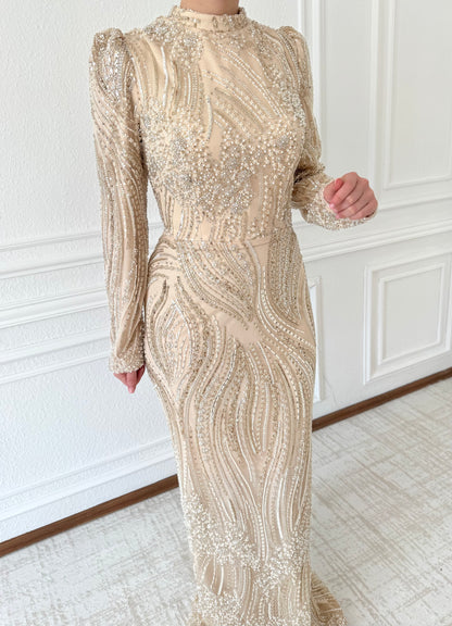 Melis Abendkleid mit abnehmbares Korsett