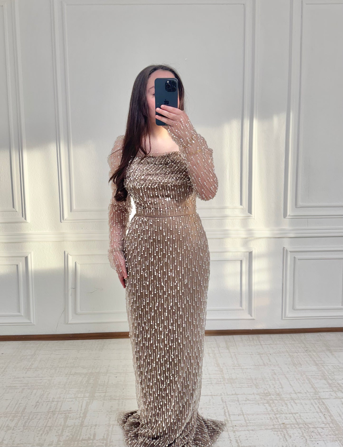 Mina Dress Hellbraun