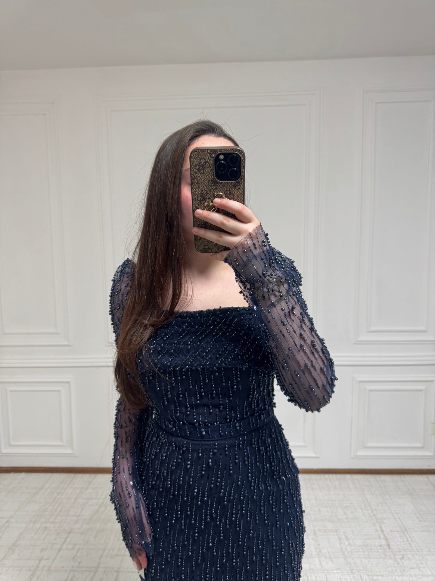 Mina Dress Marineblau
