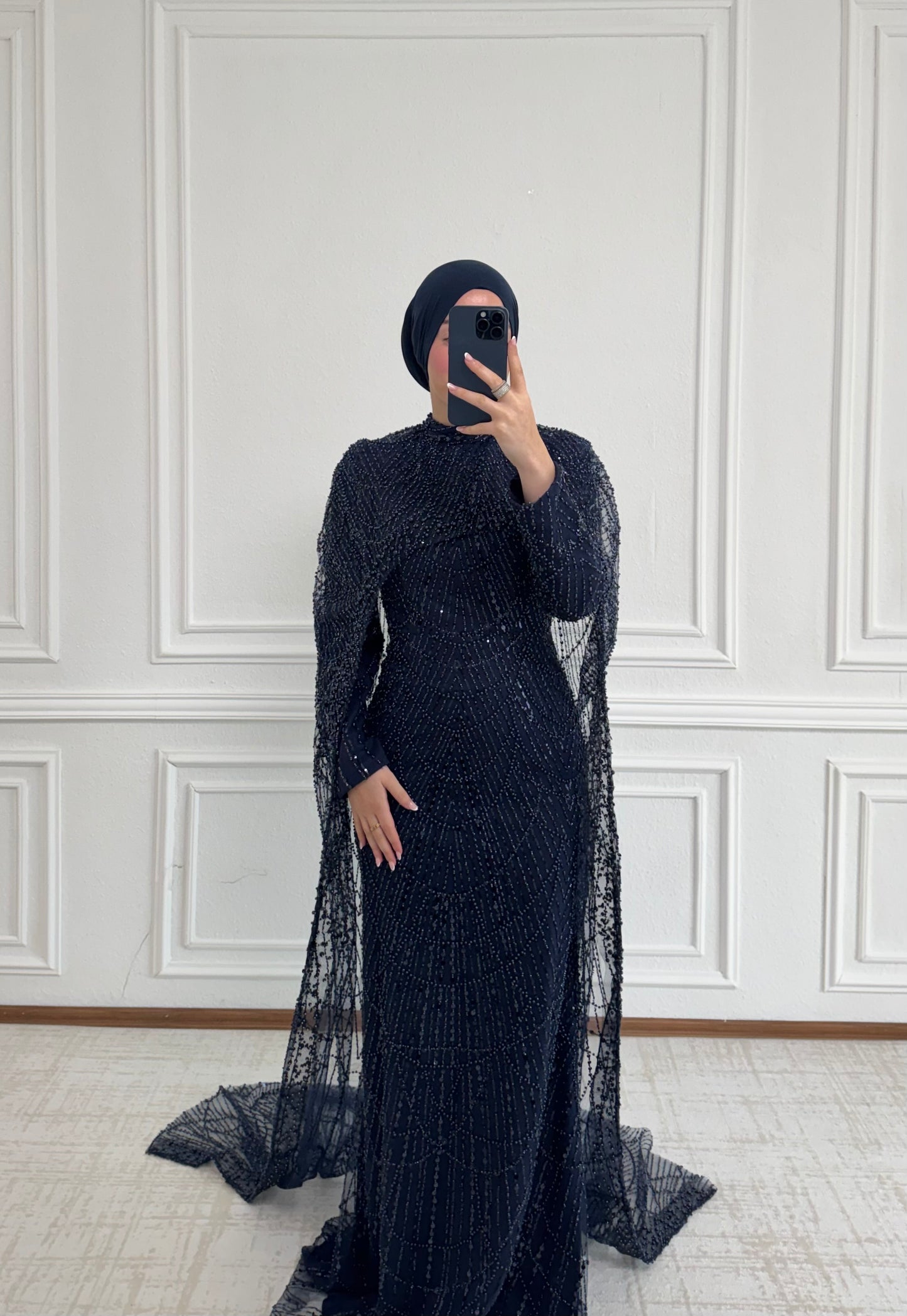 Dua Abendkleid in Marineblau