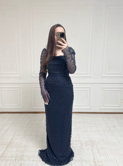 Mina Dress Marineblau