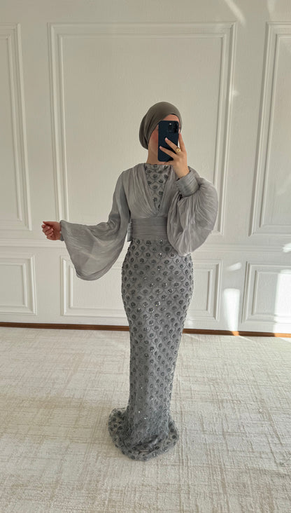Alaya Abendkleid mit Pufferärmeln