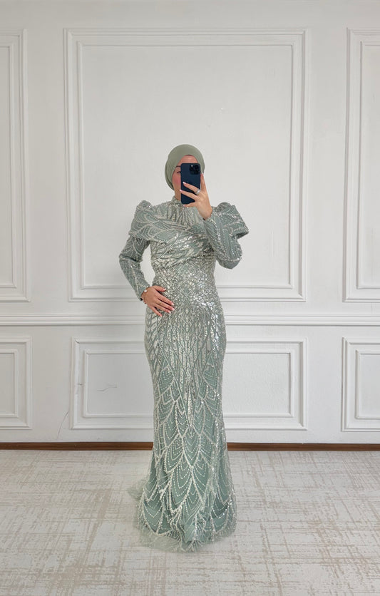 Ayla Abendkleid Mint