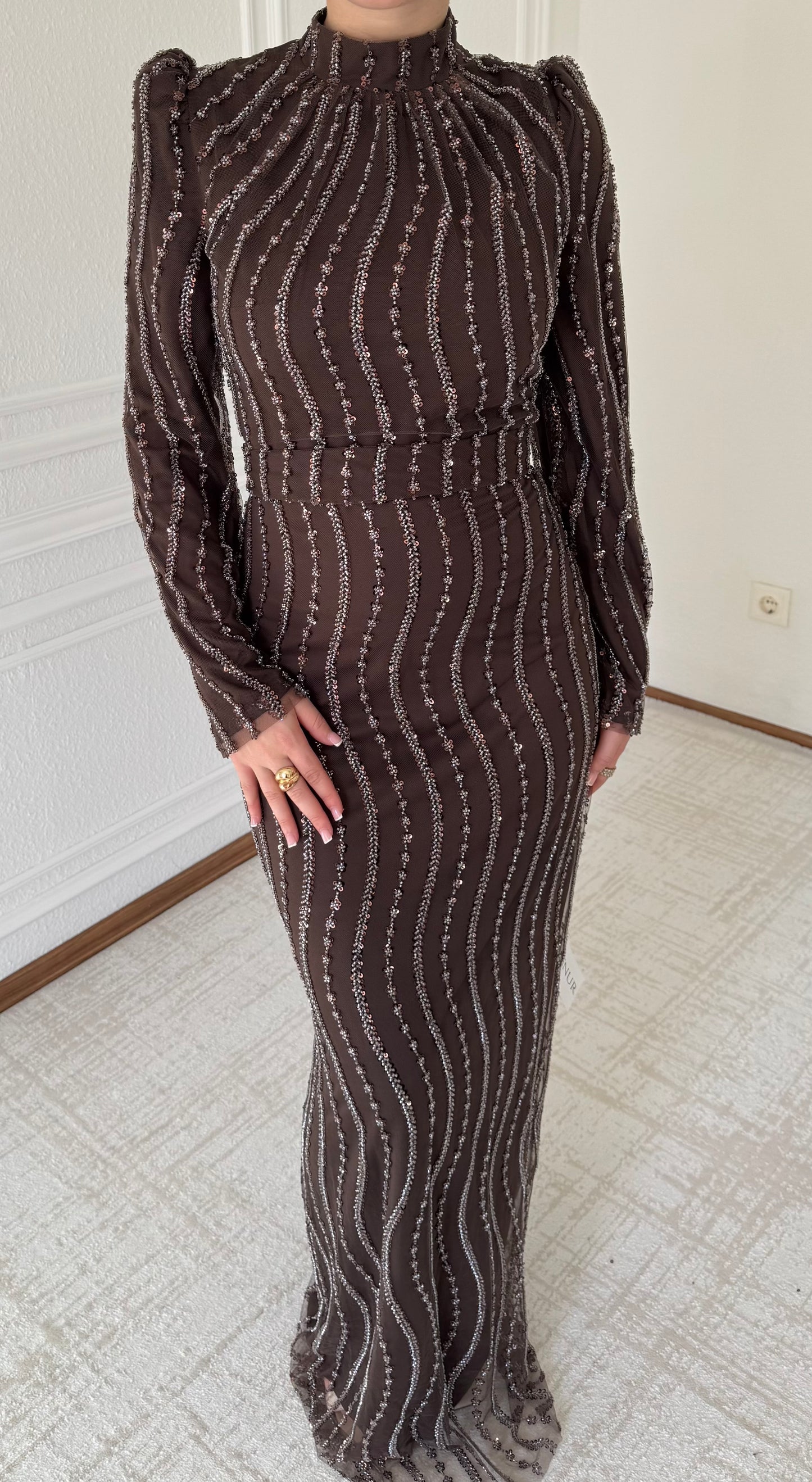 Nalin Dress Brown 💫