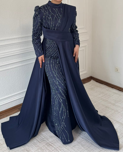Amara Abendkleid mit Schleppe