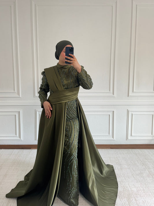 Amara Abendkleid mit Schleppe