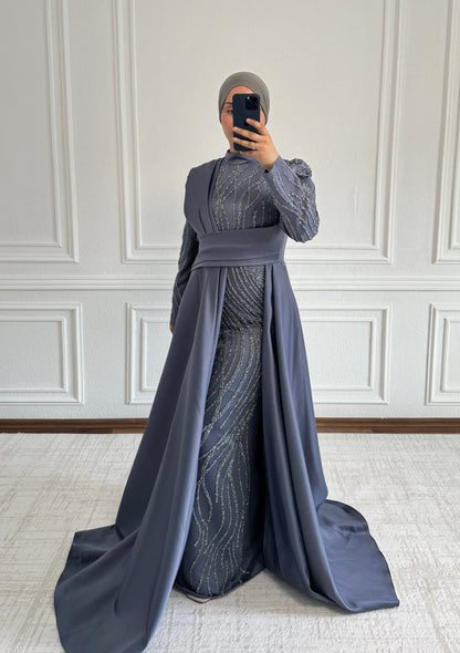 Amara Abendkleid mit Schleppe