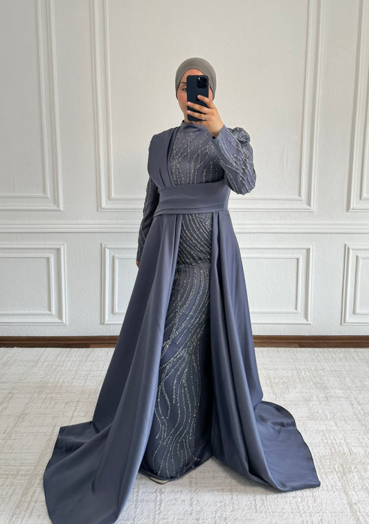 Amara Abendkleid mit Schleppe