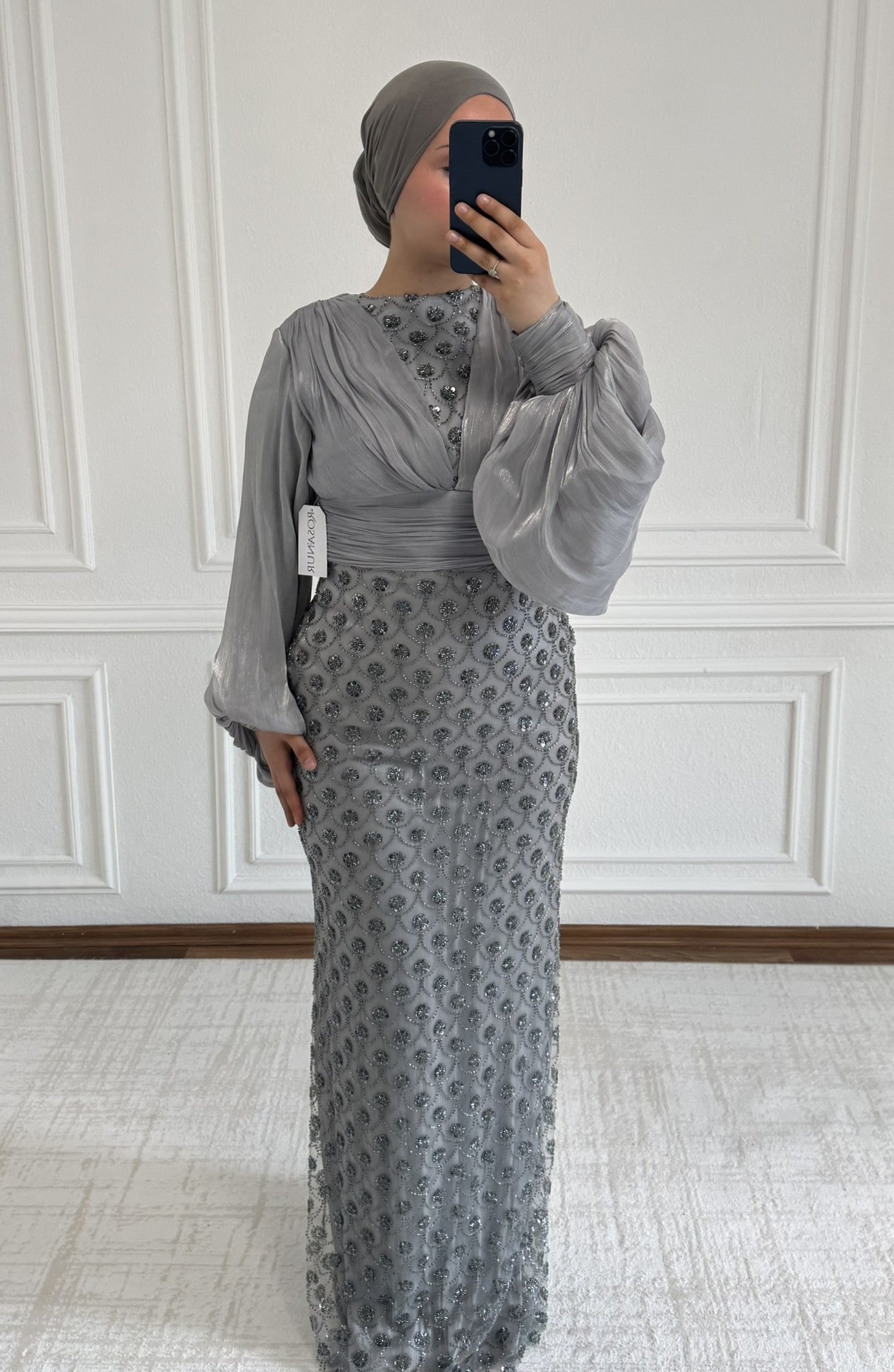 Alaya Abendkleid mit Pufferärmeln