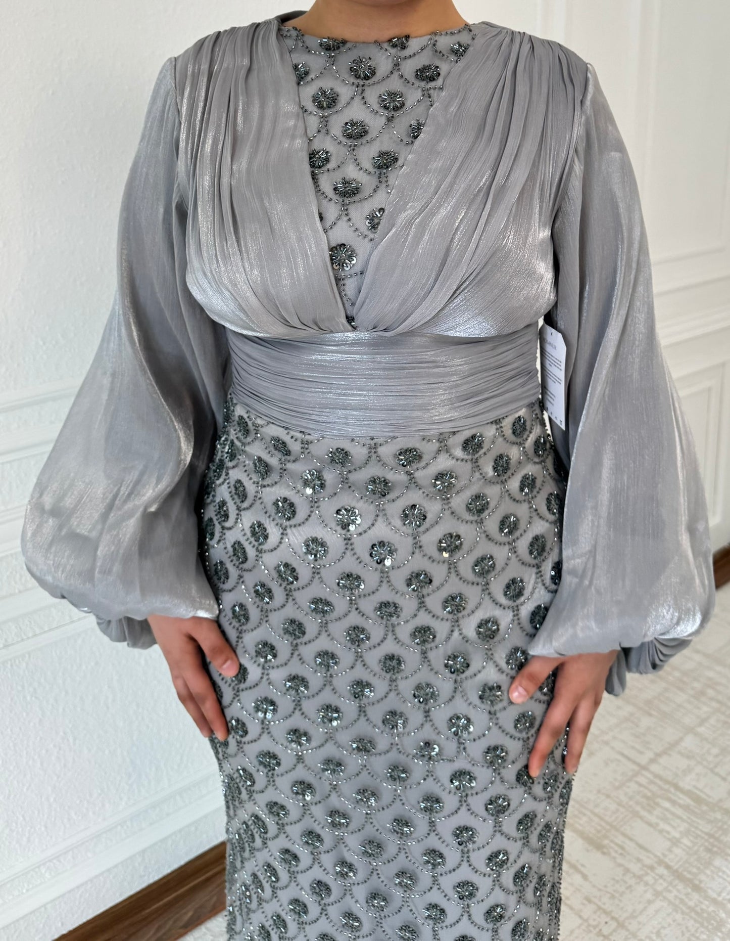 Alaya Abendkleid mit Pufferärmeln