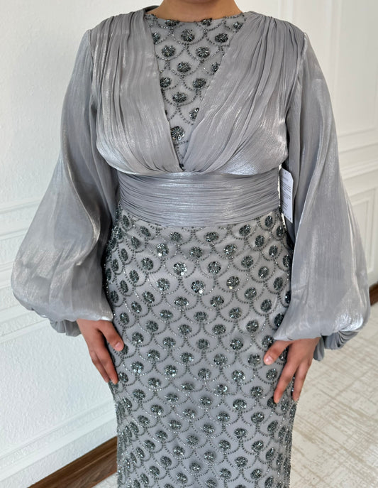 Alaya Abendkleid mit Pufferärmeln