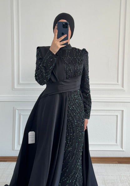 Amara Abendkleid mit Schleppe