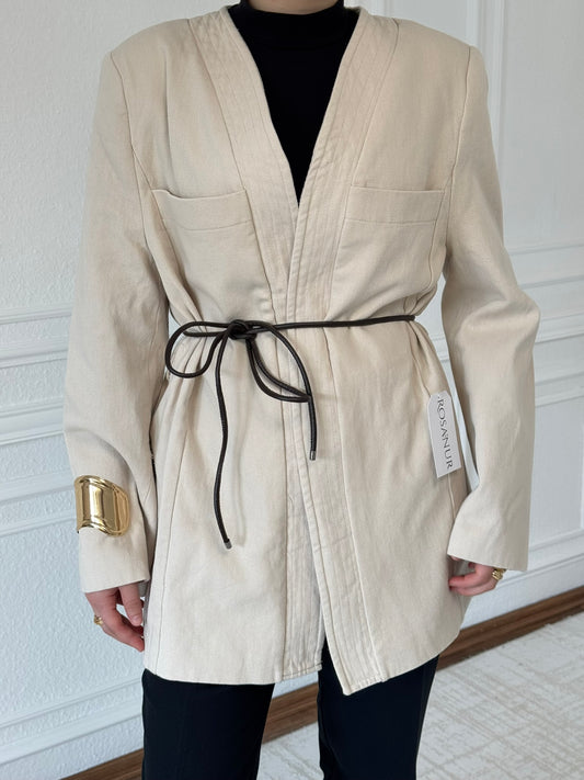 Mila Jeansblazer Beige